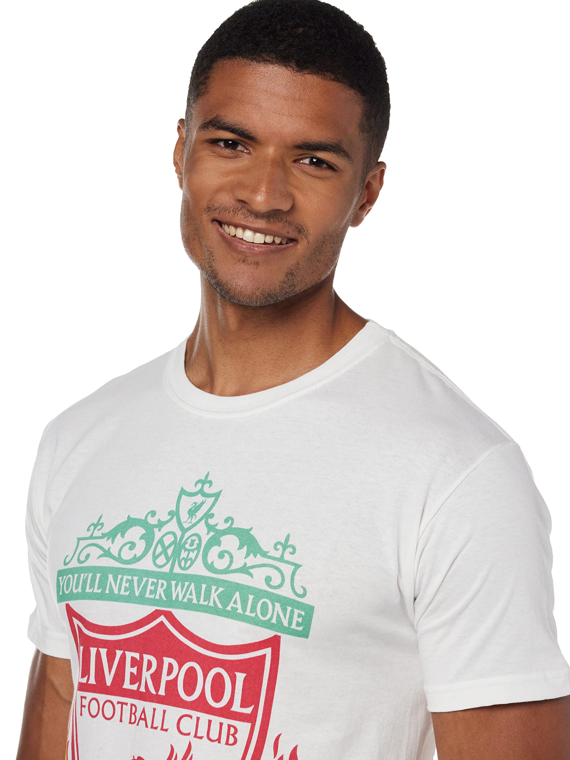 Amazon | リバプールFC AuthenticメンズホワイトYNWA Tシャツ