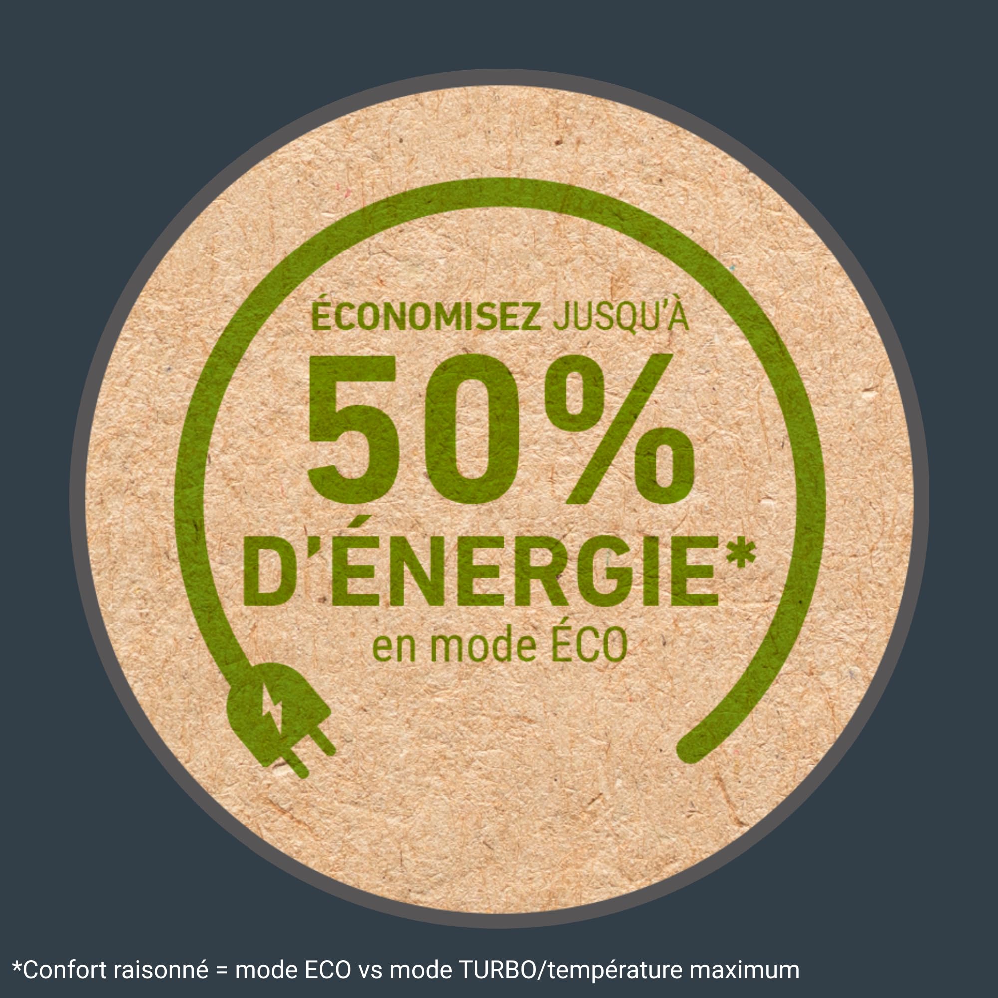 Rowenta Intense Comfort+, Radiateur d'appoint, Chauffage céramique puissant, Écoénergétique, Très silencieux, SO9361F0