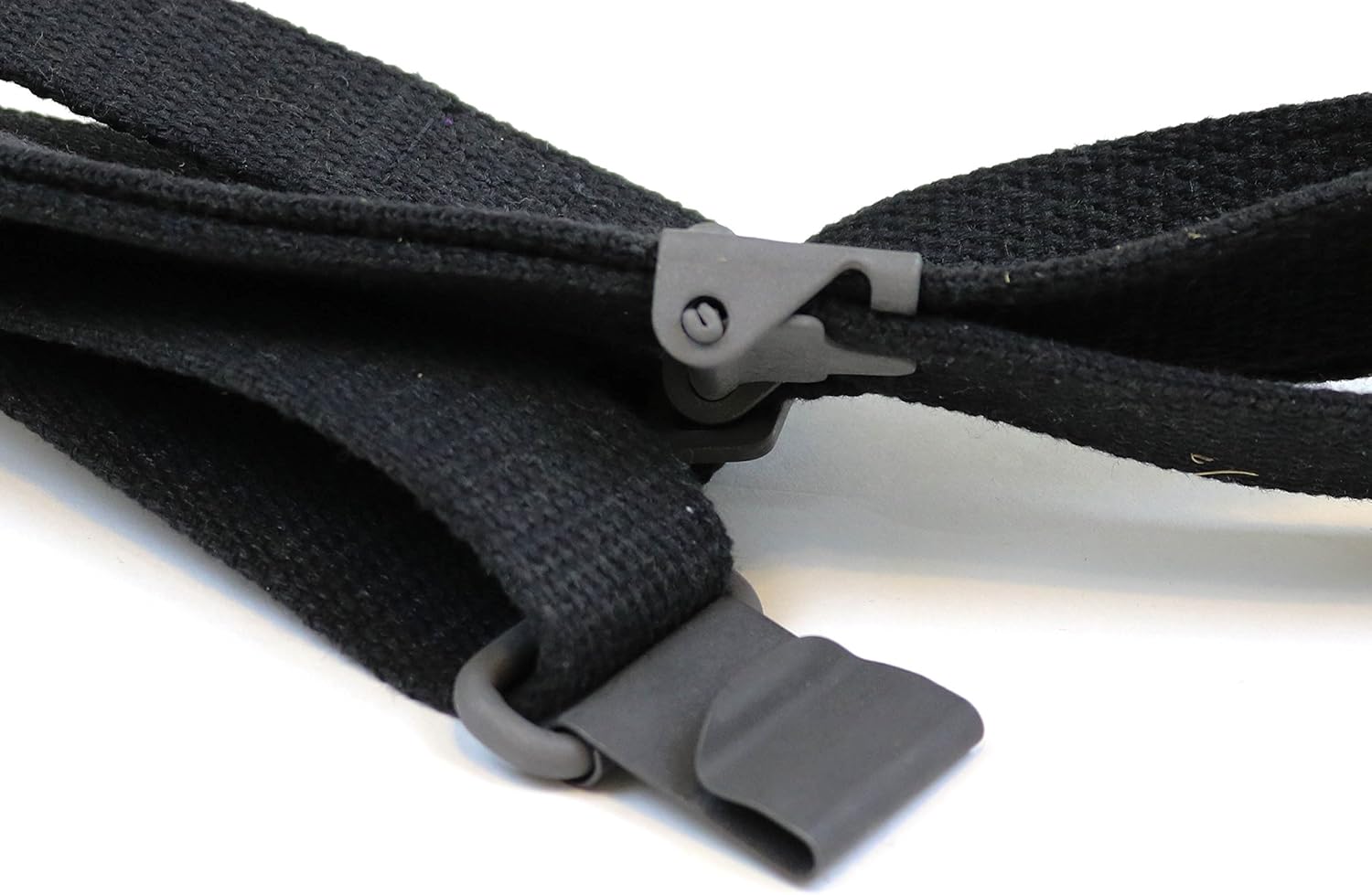 2-Pack Web Sling M1 Garand USGI Style Two Point Black Cotton Web Made in USA