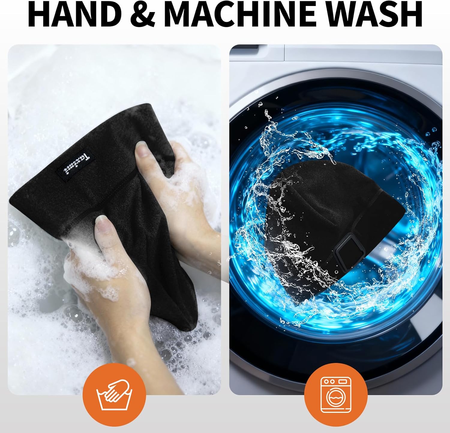 Taximi Led Beanie with Light, USB Rechargeable Headlamp Beanie, Fleece Flashlight Hat for Running, Gift for Men Dad Husband - Image 6