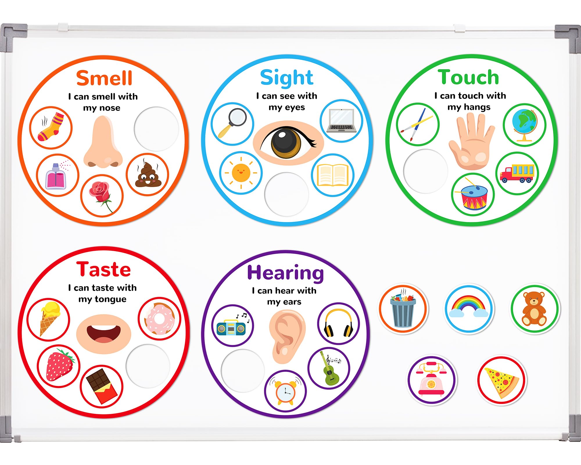 12 Pots Magnétiques De Tri De Couleurs Avec 60 Aimants - Jeu éducatif Pour Bébés Et Tout-petits - Pour Frigo Et Tableau - 6
