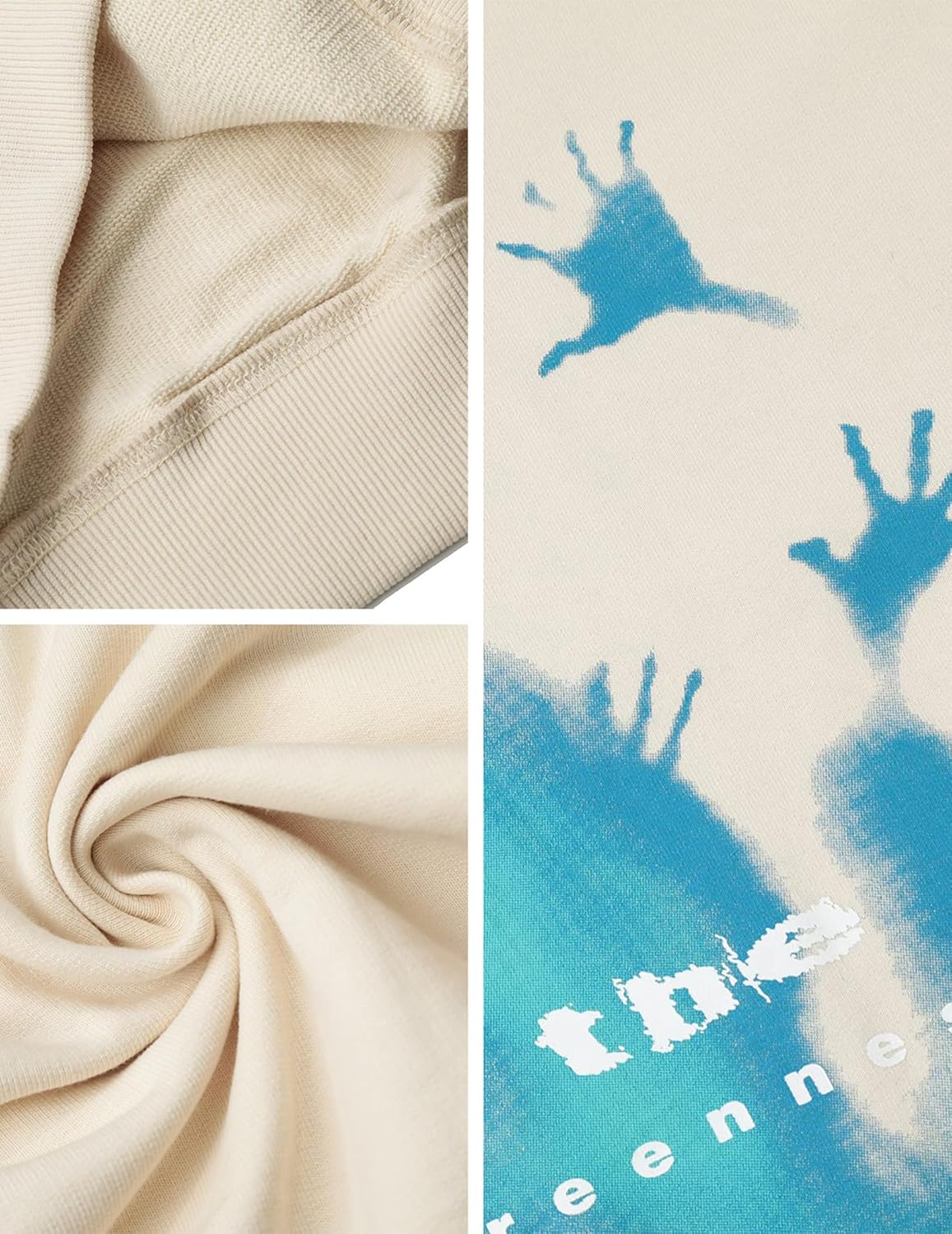 Vamtac Mens Oversized Graphic Y2k Hoodies Vintage Fashion Streetwear Casual Hooded Sweatshirt Pullover Tops - Image 4