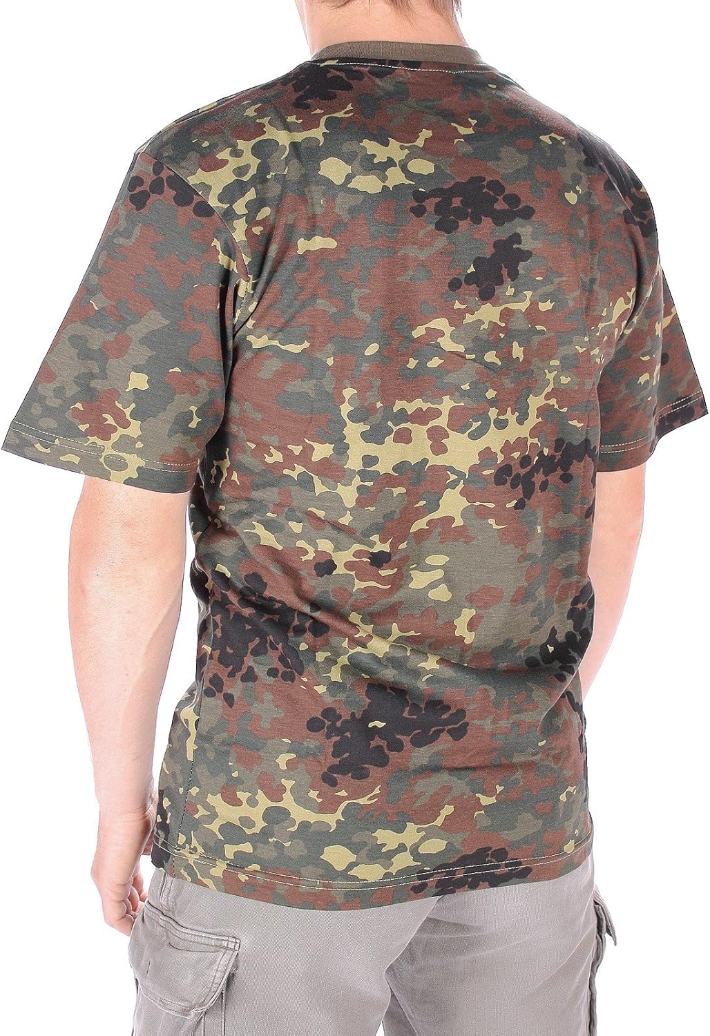 Mil-Tec Camo Crewneck Men's Cotton T-Shirt