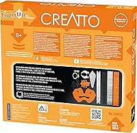 Vista 2 de Creatto Sunshine Sabertooth & Ferocious Friends Light-Up 3D Puzzle Kit Includes Creatto Puzzle Pieces to Make Illuminated Craft Creations, Tiger