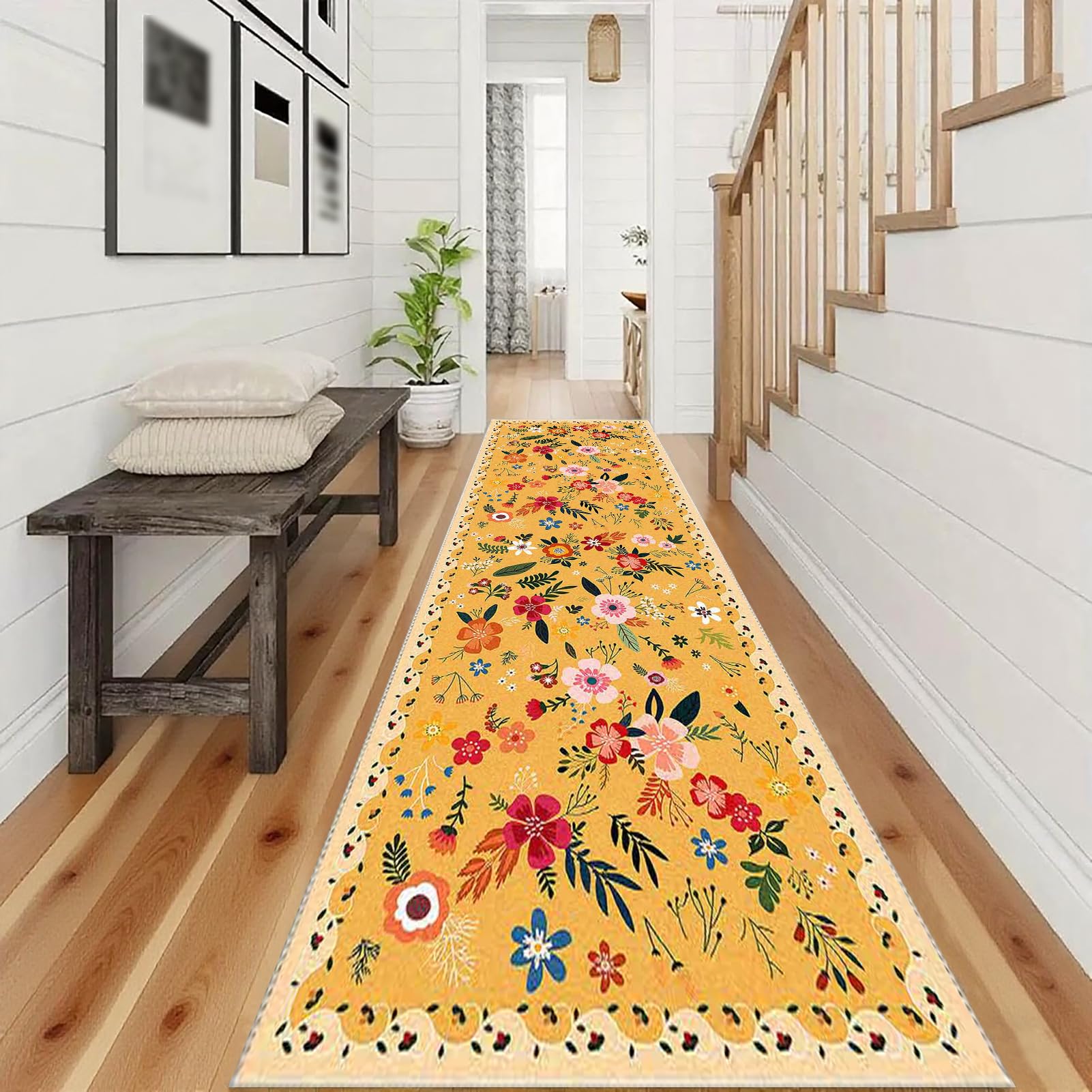 Długi korytarz dywan do korytarza, pralni, maty kuchenne, 110 x 350 cm chodnik, mata do prania w pralce, mata do wejścia, sypialni, schodów i łazienki
