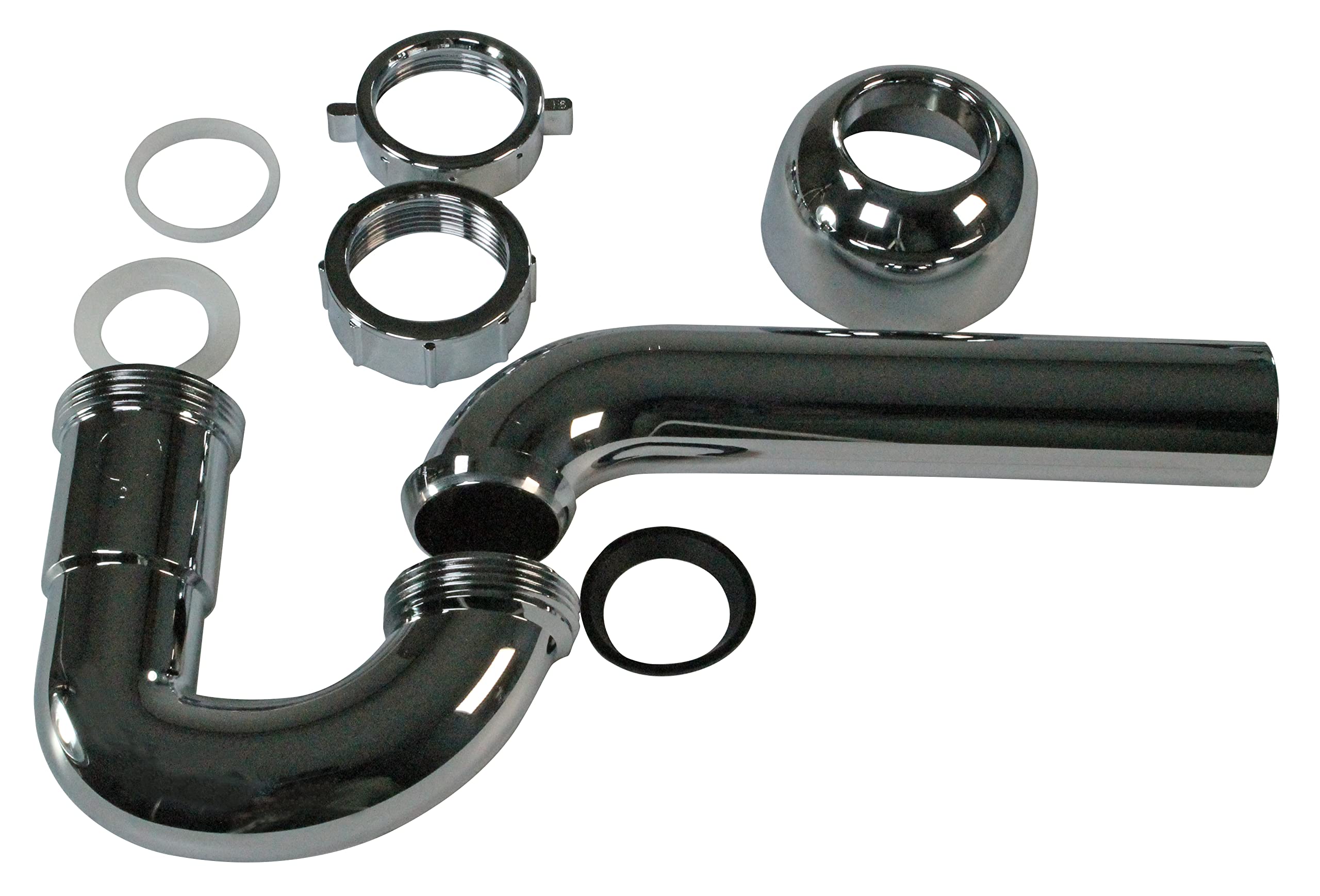 WestBrass D401-PF-26 - Trampa decorativa de estireno, cromo pulido
