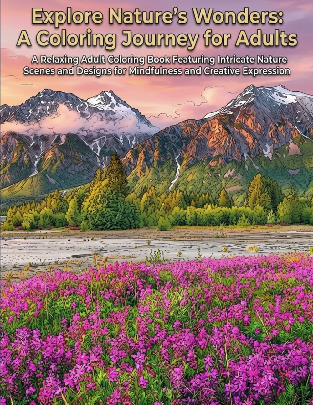 Explore Nature's Wonders: A Coloring Journey for Adults