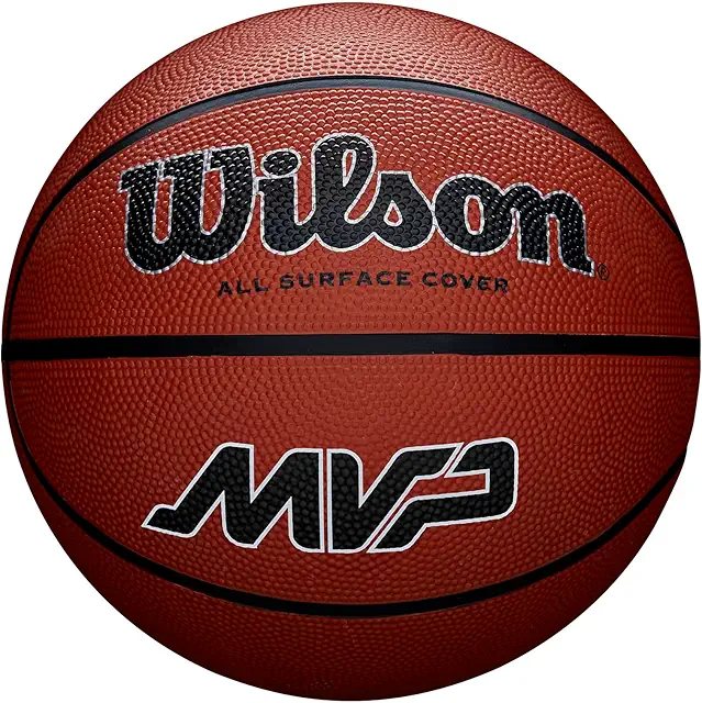 Wilson MVP Basketball Brown - Perfekt til udendørs kurvbold