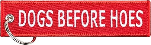 Moto Loot Llavero de perro para cachorros, llavero para llaves, regalo, regalo y amante de los perros (perros antes de azadas), Perros antes de