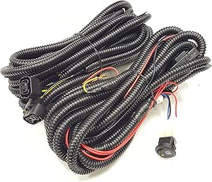 Dash Light Socket Wire Pigtail Harness &amp; Socket For PS24W 5202 9009 Fog Lights &ndash; 2 Plugs, Halogen, 12V Ready Automotive Wiring Plugs