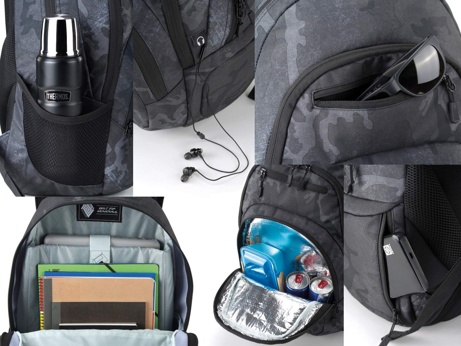 Nitro Snowboards Rucksack Stash, Schultasche, Freizeitrucksack