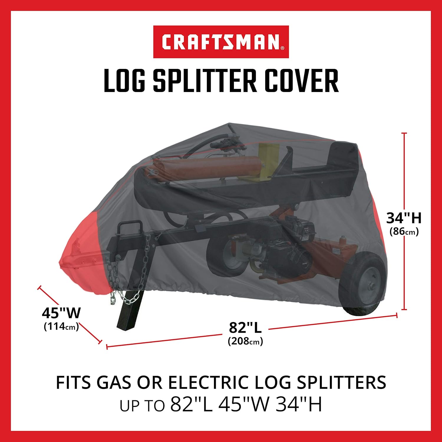 Exclusive Discount 90% Price Craftsman Gas Log Splitter Cover