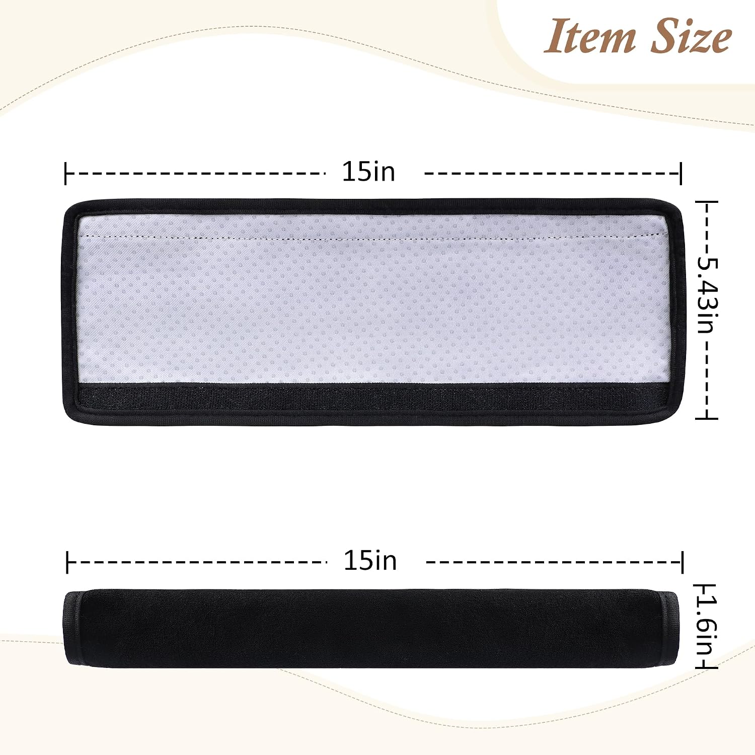 4 PCS Refrigerator Door Handle Covers, Non-Slip Fridge Door Handle Covers, Kitchen Appliance Decor Handles for Anti-Skid & Anti-Static, Microwave Oven Stove Dishwasher Handle Protector, Black