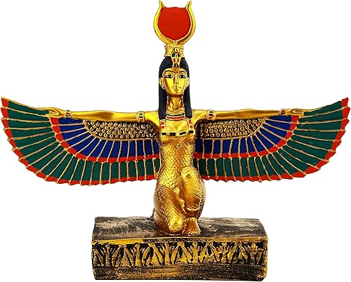 Miniatura 1 de La antigua estatua egipcia de Isis alas diosa de la fertilidad y también era conocida como la diosa de la maternidad, la magia, la muerte, la