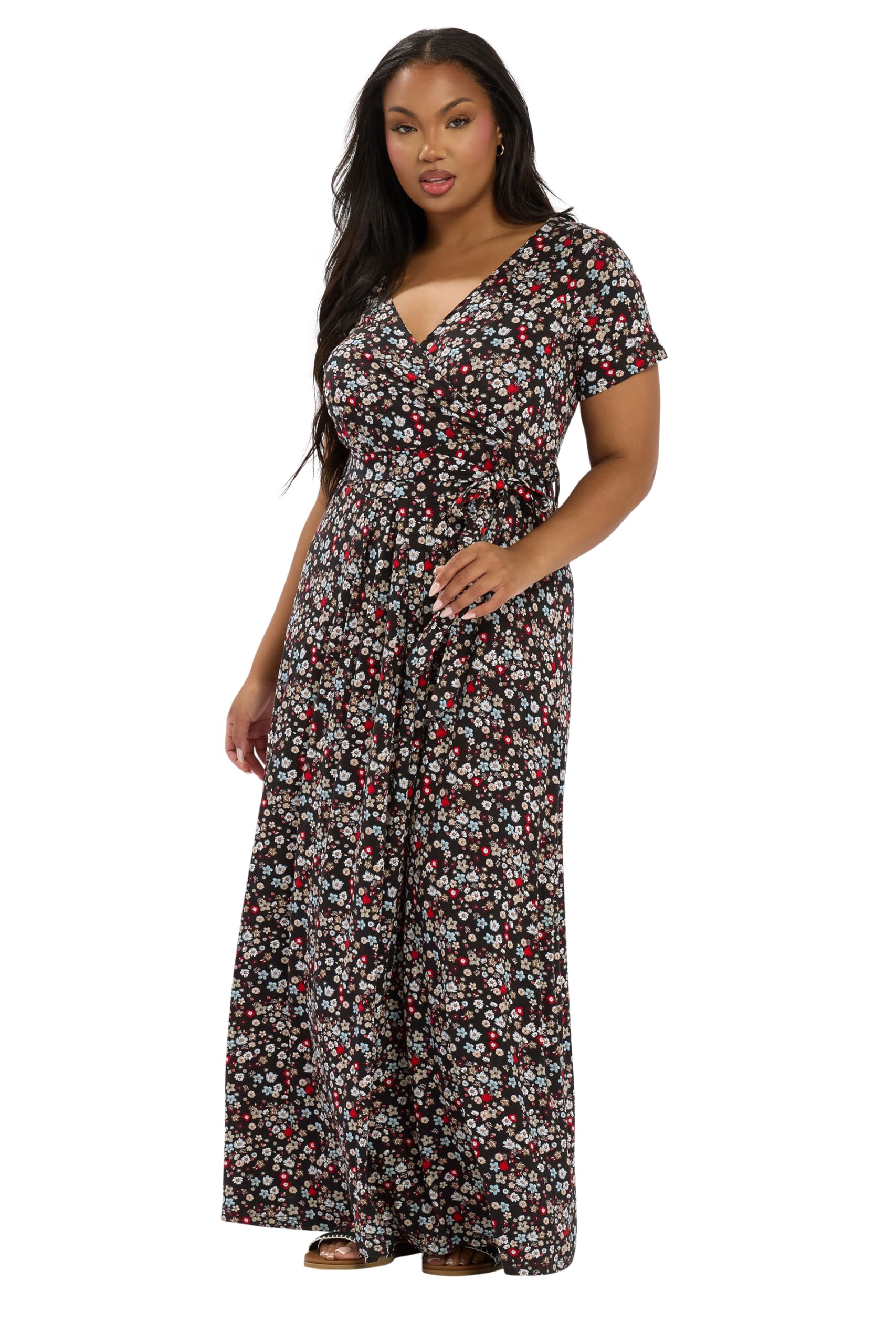 Yours Women's Maxi Dress Black Size 26-28