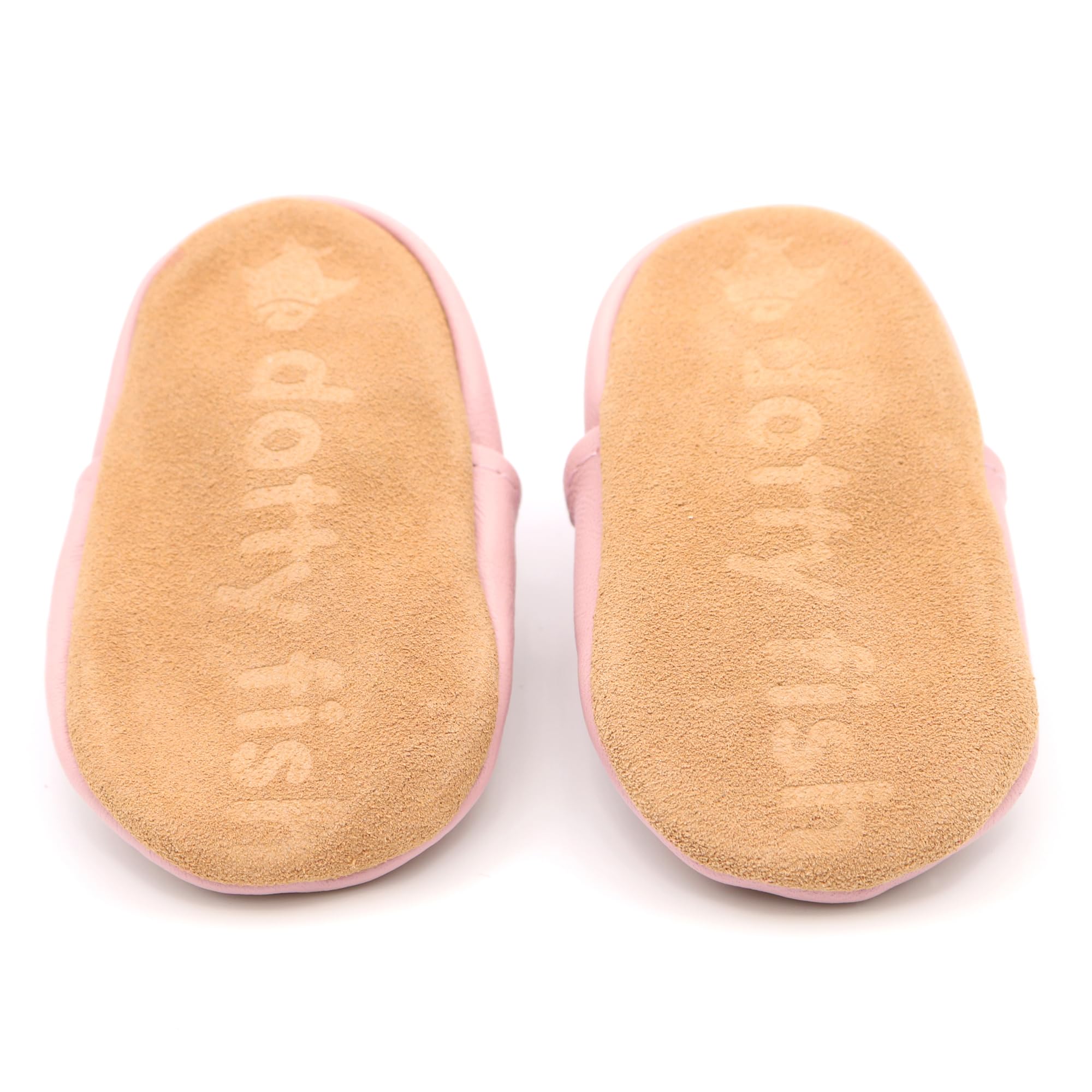 Dotty Fish Chaussures Bébé et Enfant en Cuir Souple – Antidérapantes, Légères et Respirantes, Semelle Souple pour Premiers Pas, Unisexe 0-5 Ans, Marque Britannique - 5