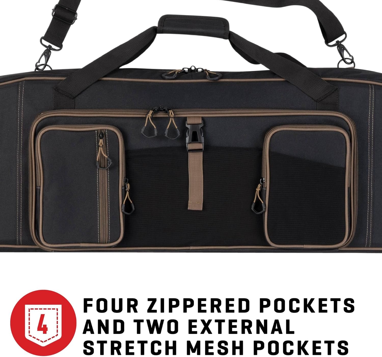 Allen Company Tower Double 50” Rifle Case, Black