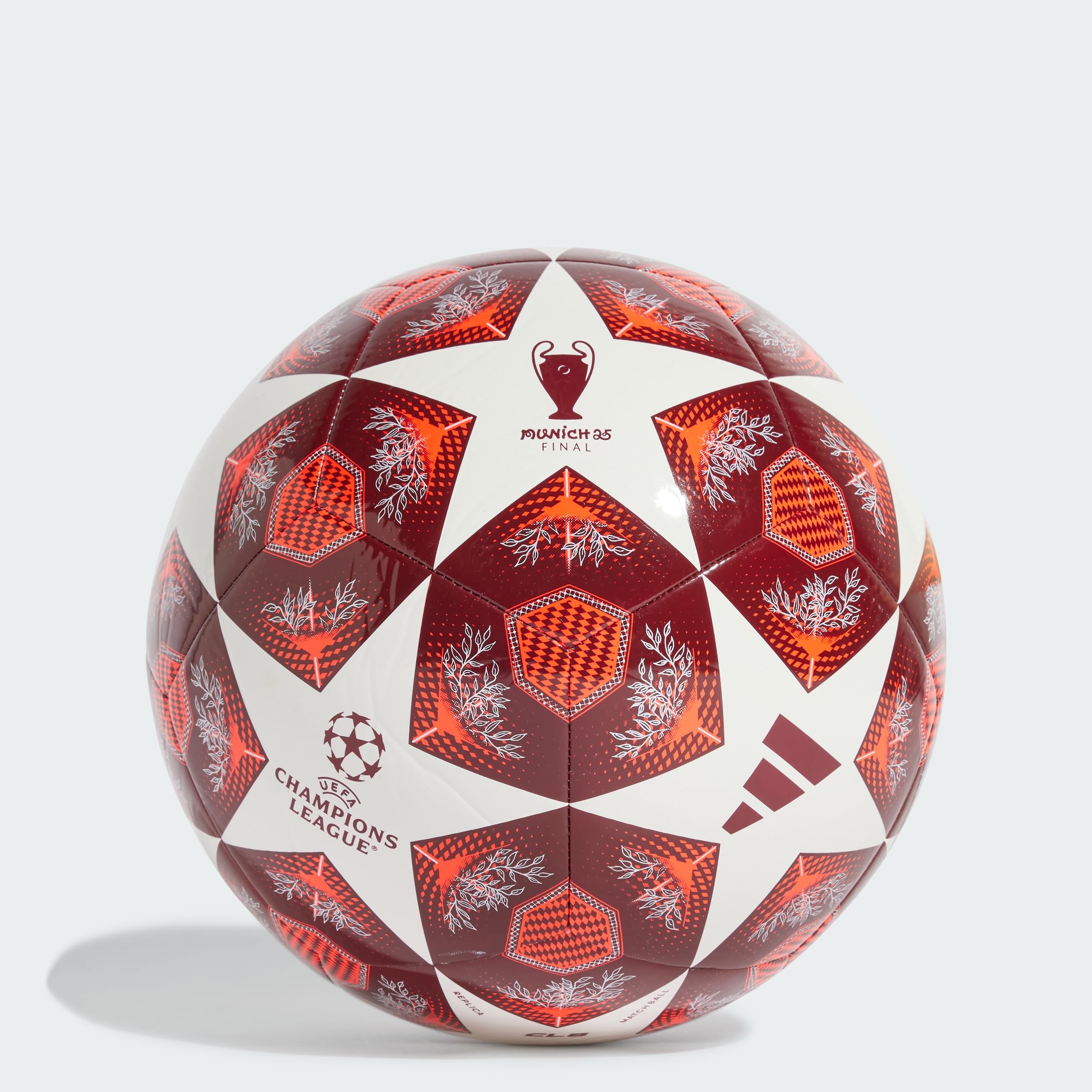 adidas UEFA Champions League Club Ball JH1284, Unisex Footballs, Red, 3 EU