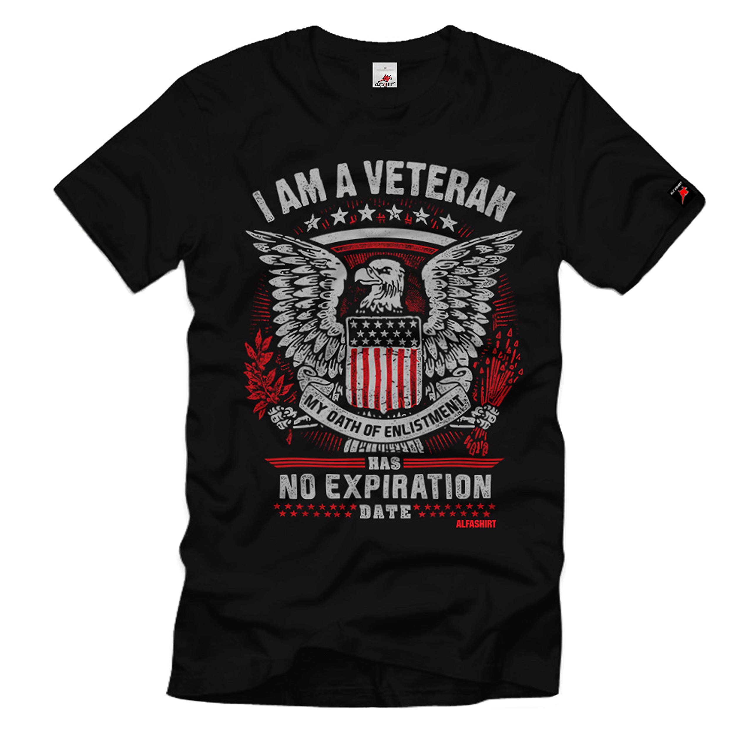 Camiseta veterano juramento alistamiento para lucir orgullo militar con comodidad 3