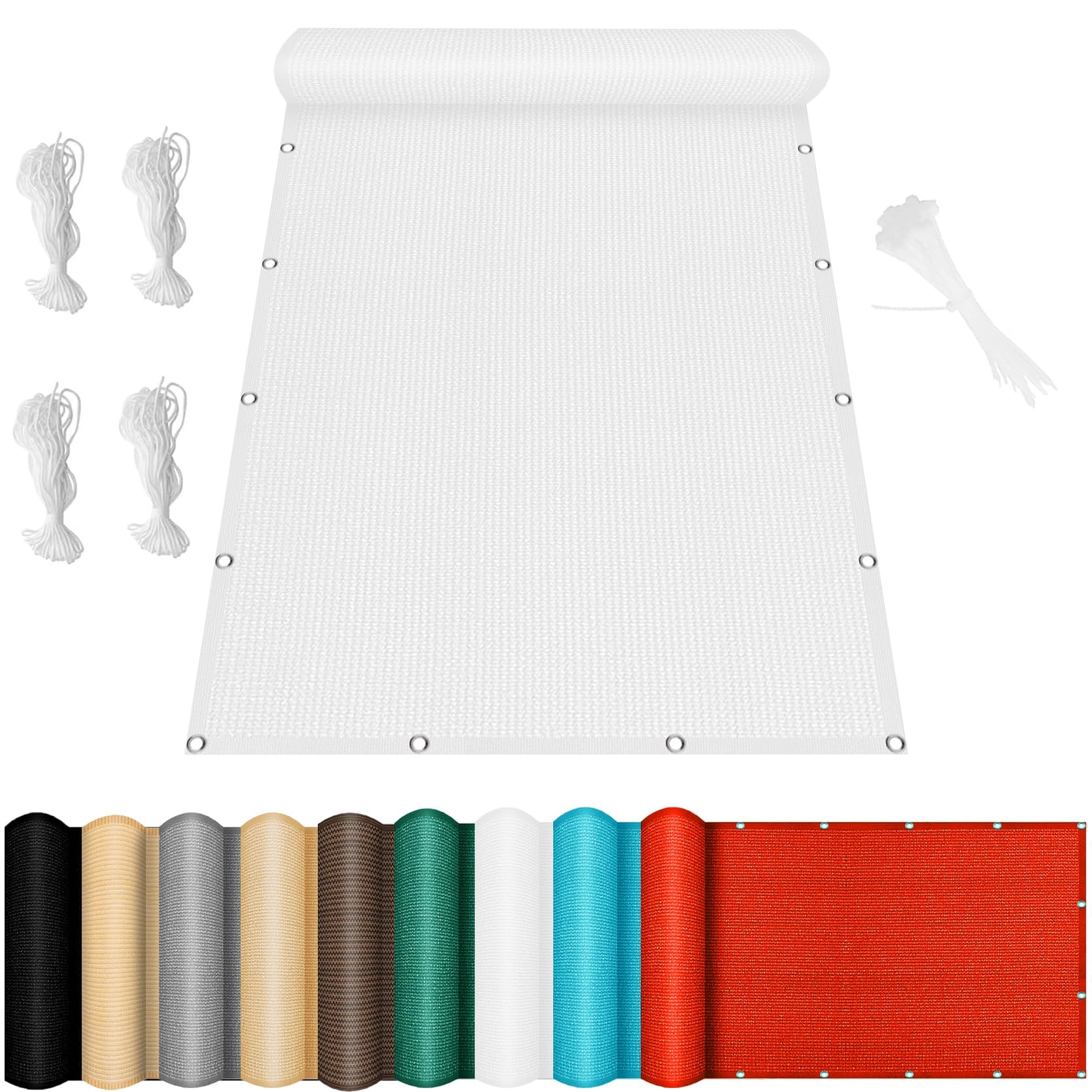 Respirant toile ombrage bâche anti-chaleur pour grand balcon 320x650