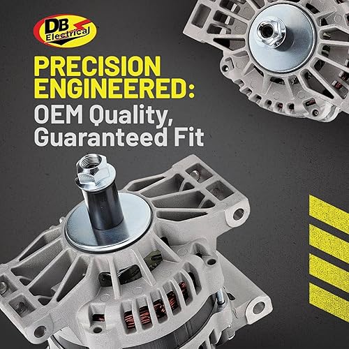 Miniatura 7 de DB Electrical Alternador de camión 400-12286 compatible con/reemplazo para Delco 24SI 160 Amp Quad Pad Mount 8600889