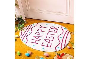 Easter Bathroom Rug Easter Eggs Bunny Mat