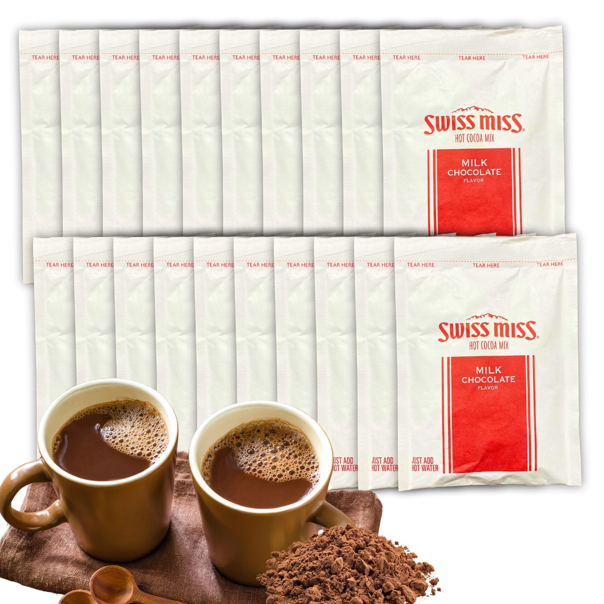 Amazon.co.jp: スイスミス ココアミックス ミルクチョコレート 20P