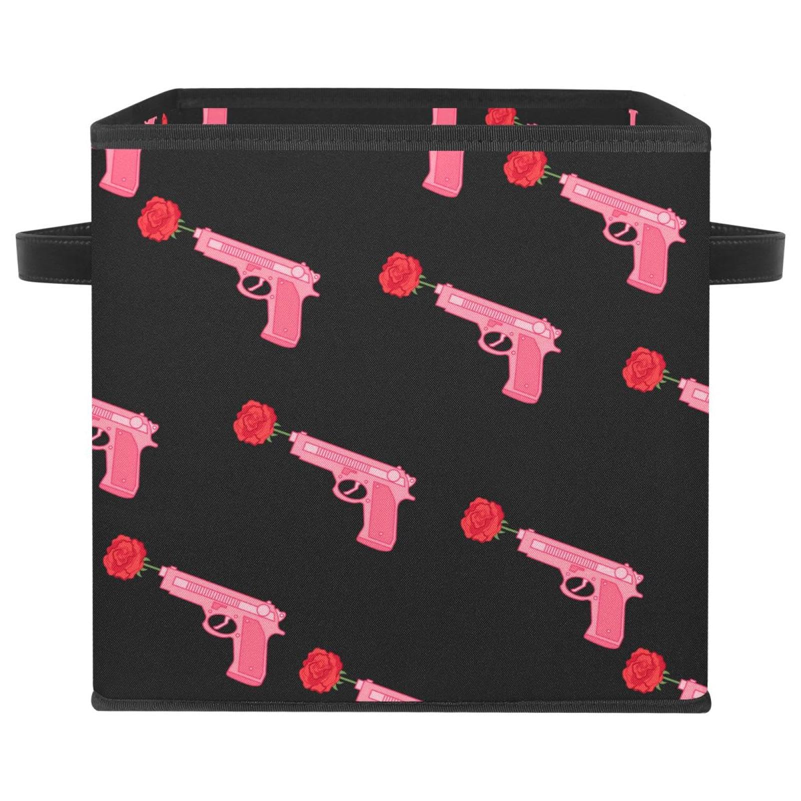 Bacs avec poignées de rangement en tissu pour vêtements livres et étagère de maison