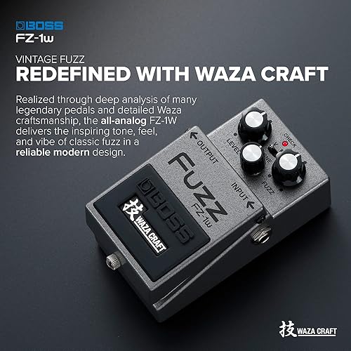 Vista 5 de Boss FZ-1W Waza Craft Fuzz Pedal y MT-2W Waza Metal Zone Pedal de distorsión