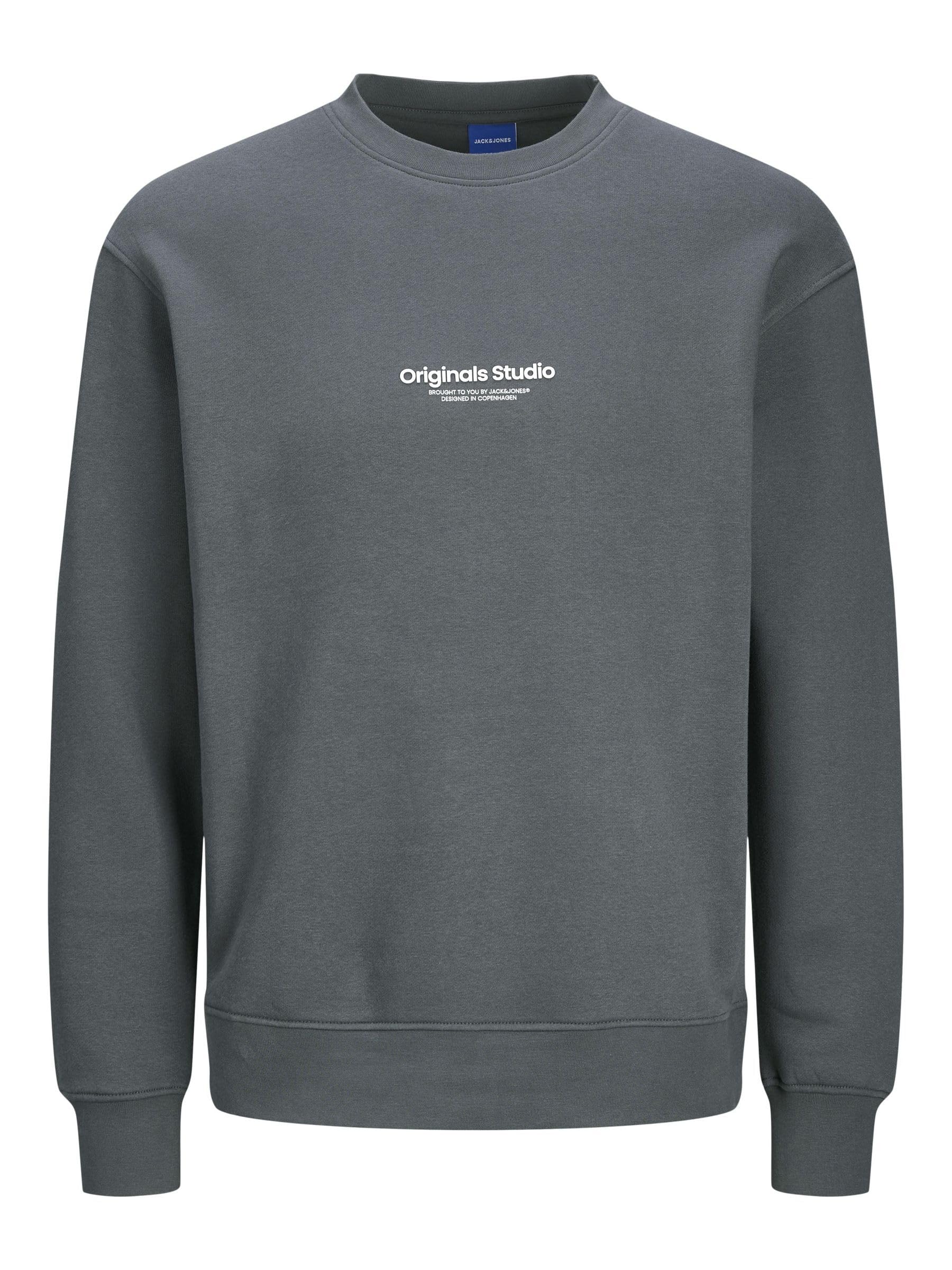JACK & JONES Jorvesterbro Sweat Crew Neck Noos, Iron Gate, XL