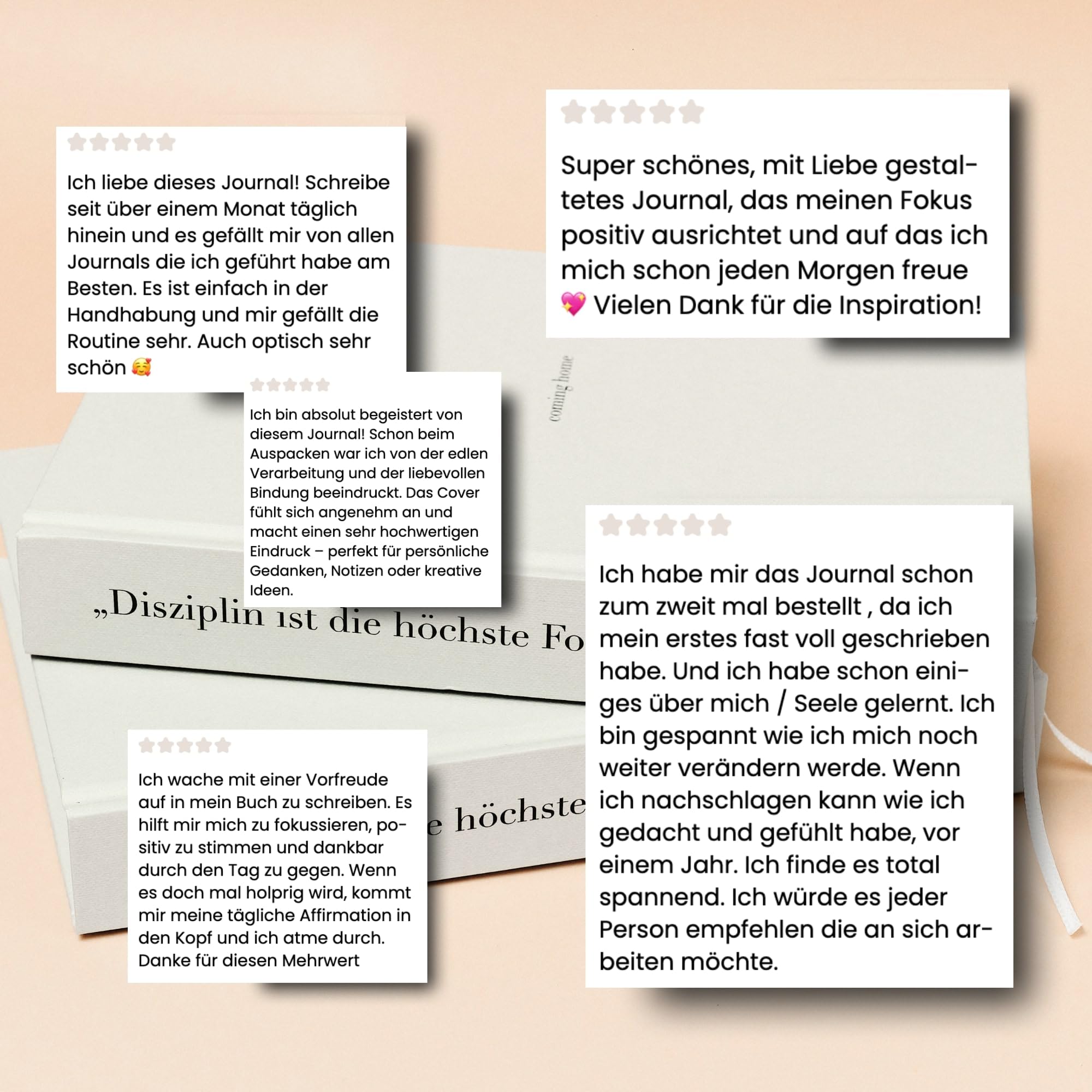 "coming home" Journal: Hardcover Journal zum Selbst Ausfüllen - Erfolgsjournal - Dankbarkeitstagebuch - Achtsamkeit - Selbstliebe - Tagebuch für ... - ... - A5 Notizbuch - Persönlichkeitsentwicklung