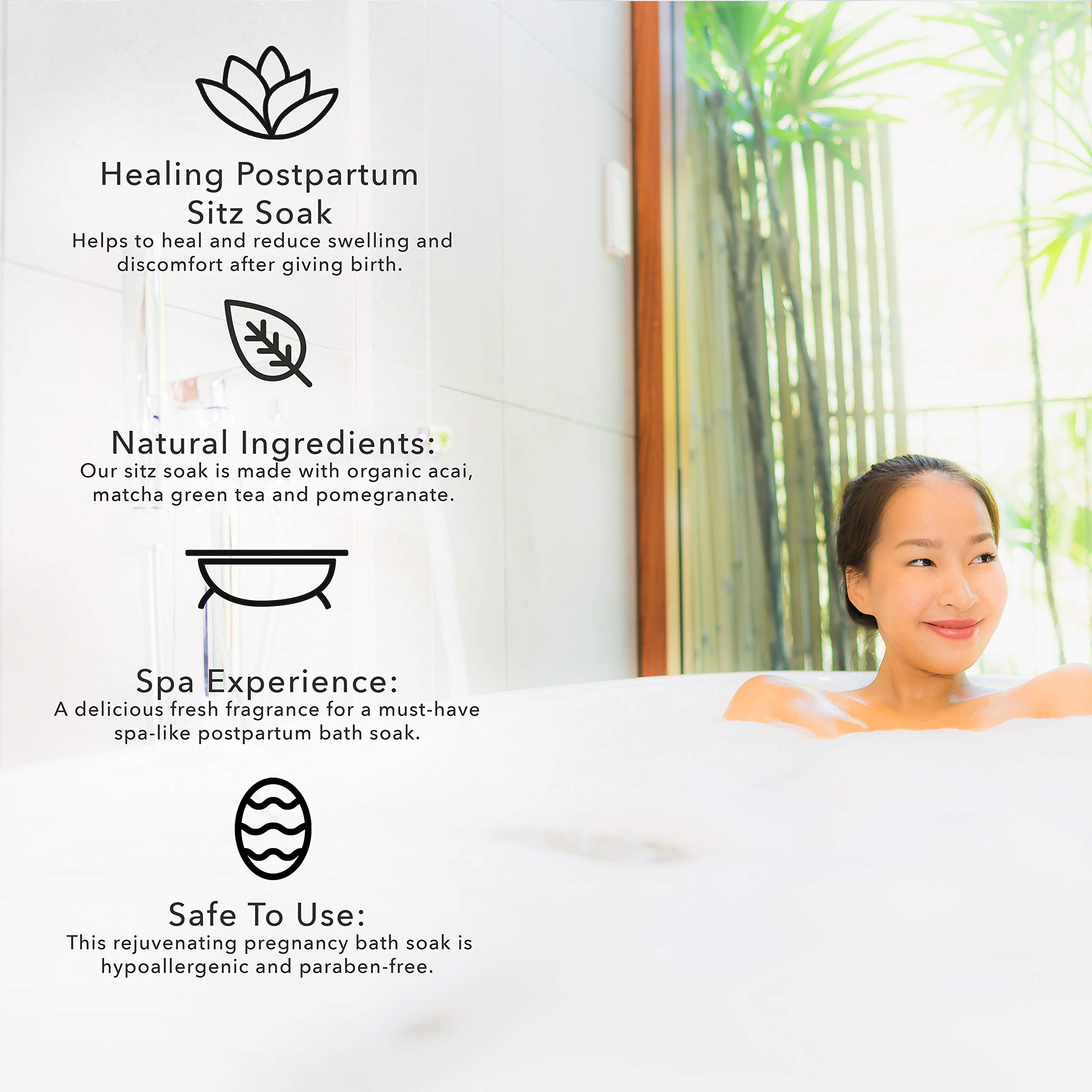 BELLA B Mama Soak 16 oz Sitz Bath Soak For Postpartum Care After