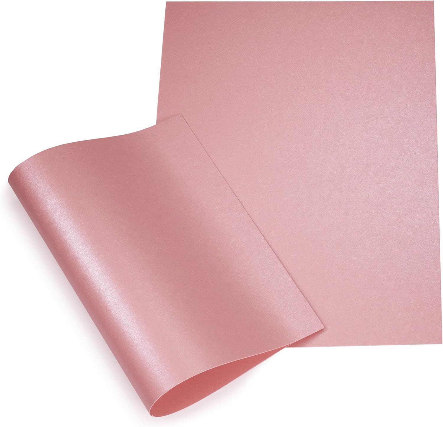 A5 250gsm Pink Blush Double Sided Pearl Card Pack