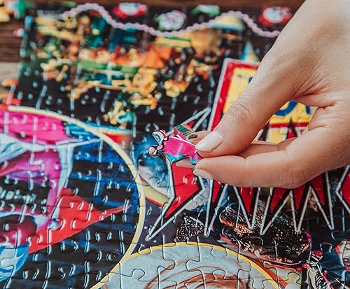 Miniatura 4 de Killer Klowns from Outer Space Kollage B - Rompecabezas de 1000 piezas para adultos, 28 x 20 pulgadas