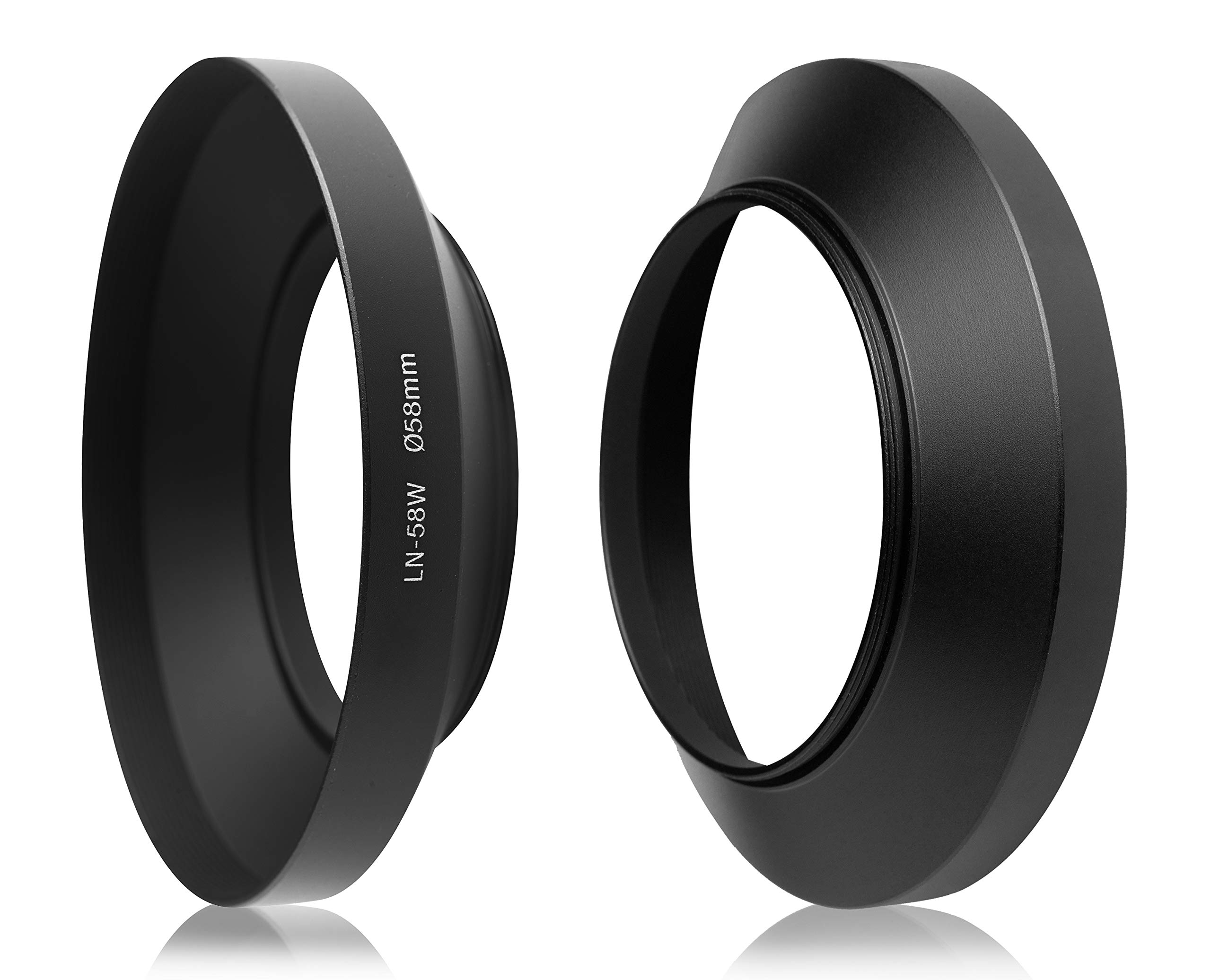 Paraluce Lens Hood. Per obiettivi grandangolari. Realizzato in metallo di alta qualità. Design universale: per Canon Sony Nikon Tamron Sigma Pentax Fujifilm Leica Tokina (72mm)