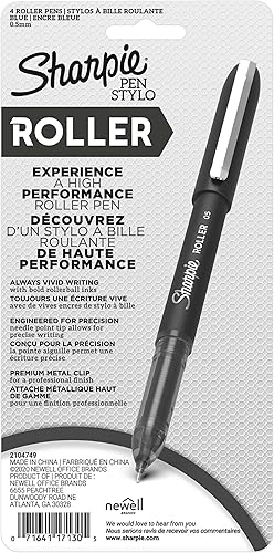Miniatura 7 de SHARPIE, SAN2093197, bolígrafos de punta redonda, paquete de 4