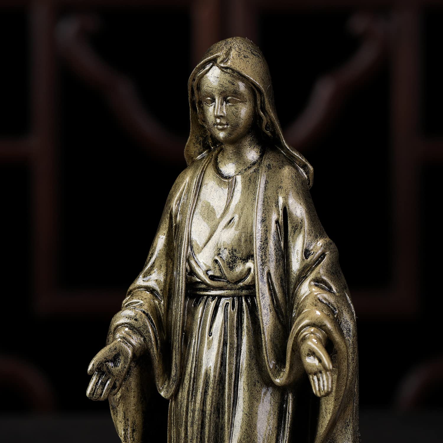 Amazon.co.jp: ルルドの聖母マリア像 - カトリックの祝福を受けた聖母