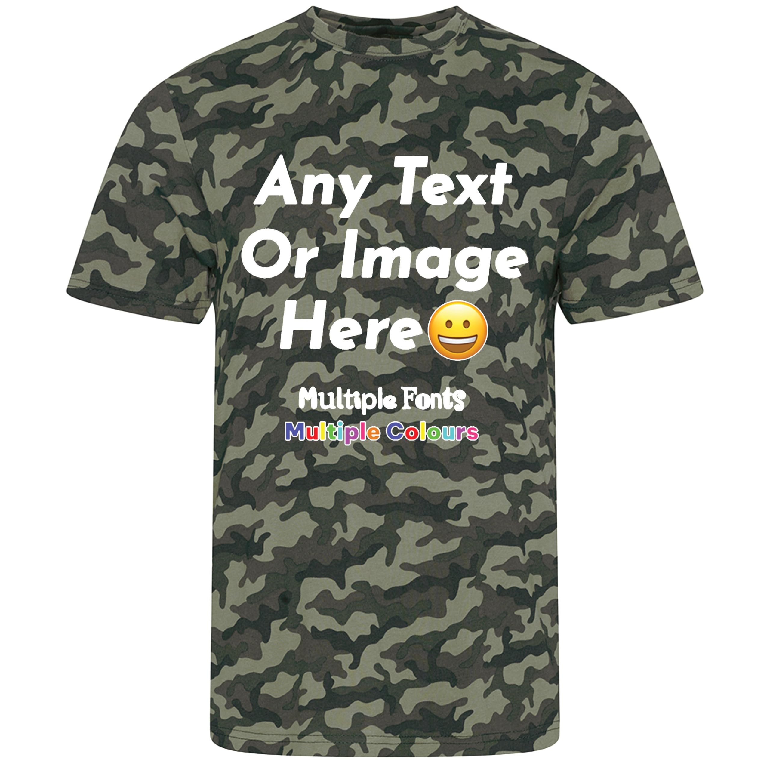 Varsany Personalised T Shirts Mens Womens Kids UK - Customised T Shirt with Any Text and Photo, Long-Lasting Printing - Design Your Own Custom T Shirt — view 17