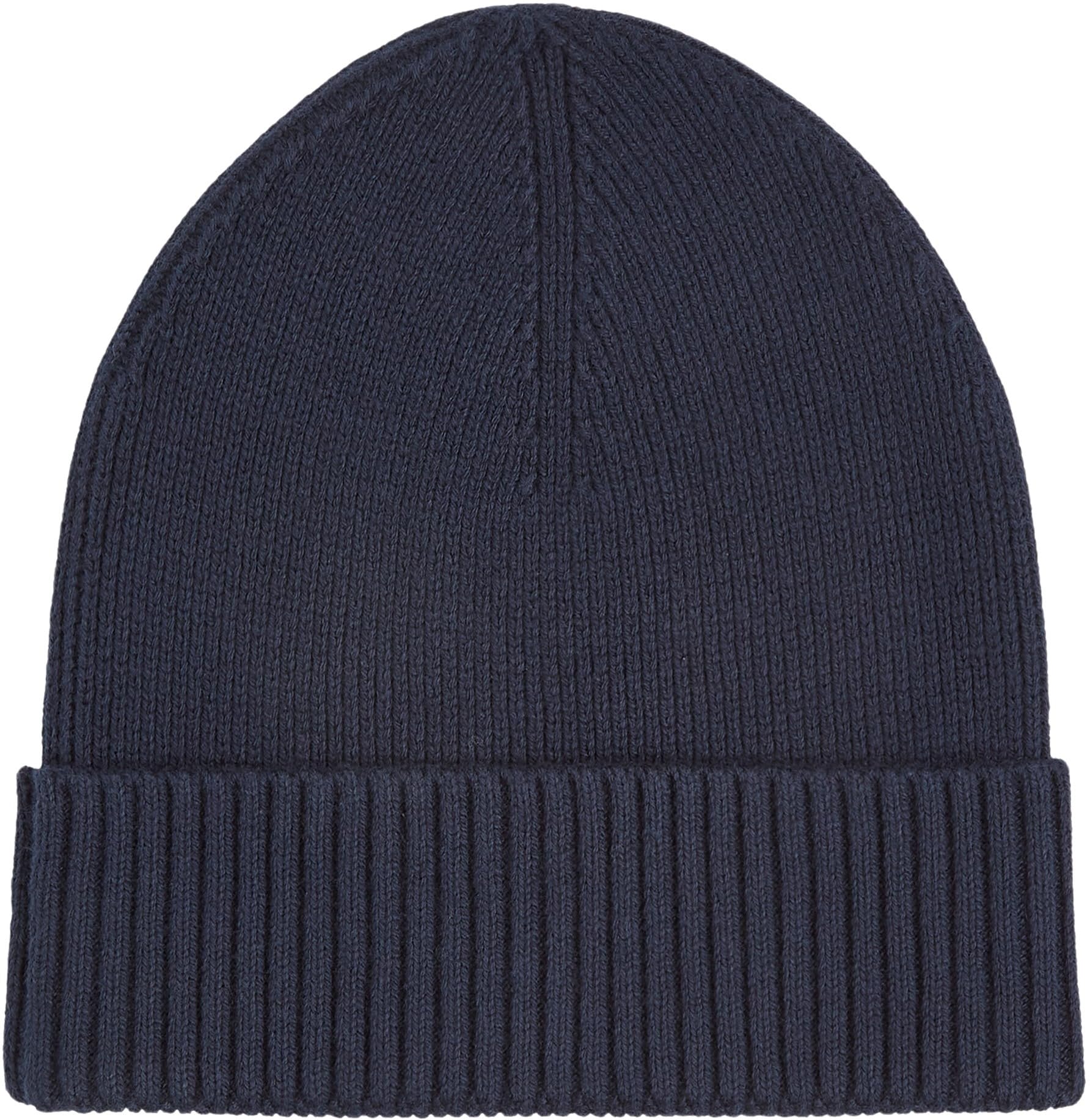 Tommy Hilfiger Uomo Berretto in Maglia Flag Cotton Beanie con Cachemire