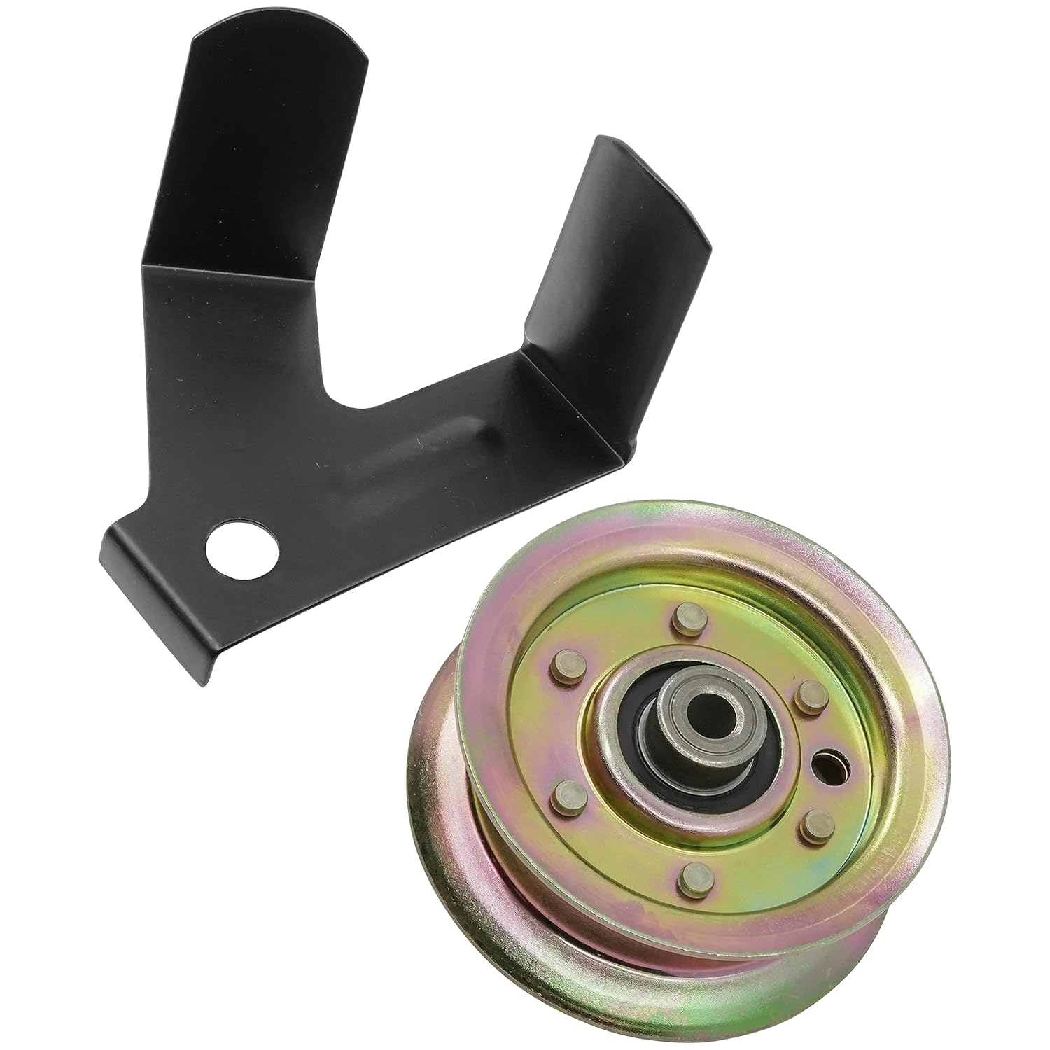 Caltric 532177968 531165901 532141043 Idler Pulley with Belt Guard Compatible with Husqvarna