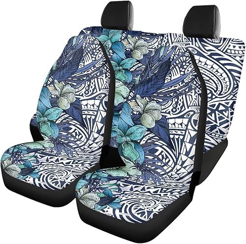 Miniatura 31 de Fundas de asiento de automóvil con diseño de girasol para SUV, camión, camioneta, caballo azteca, funda de asiento delantero y trasero, accesorios