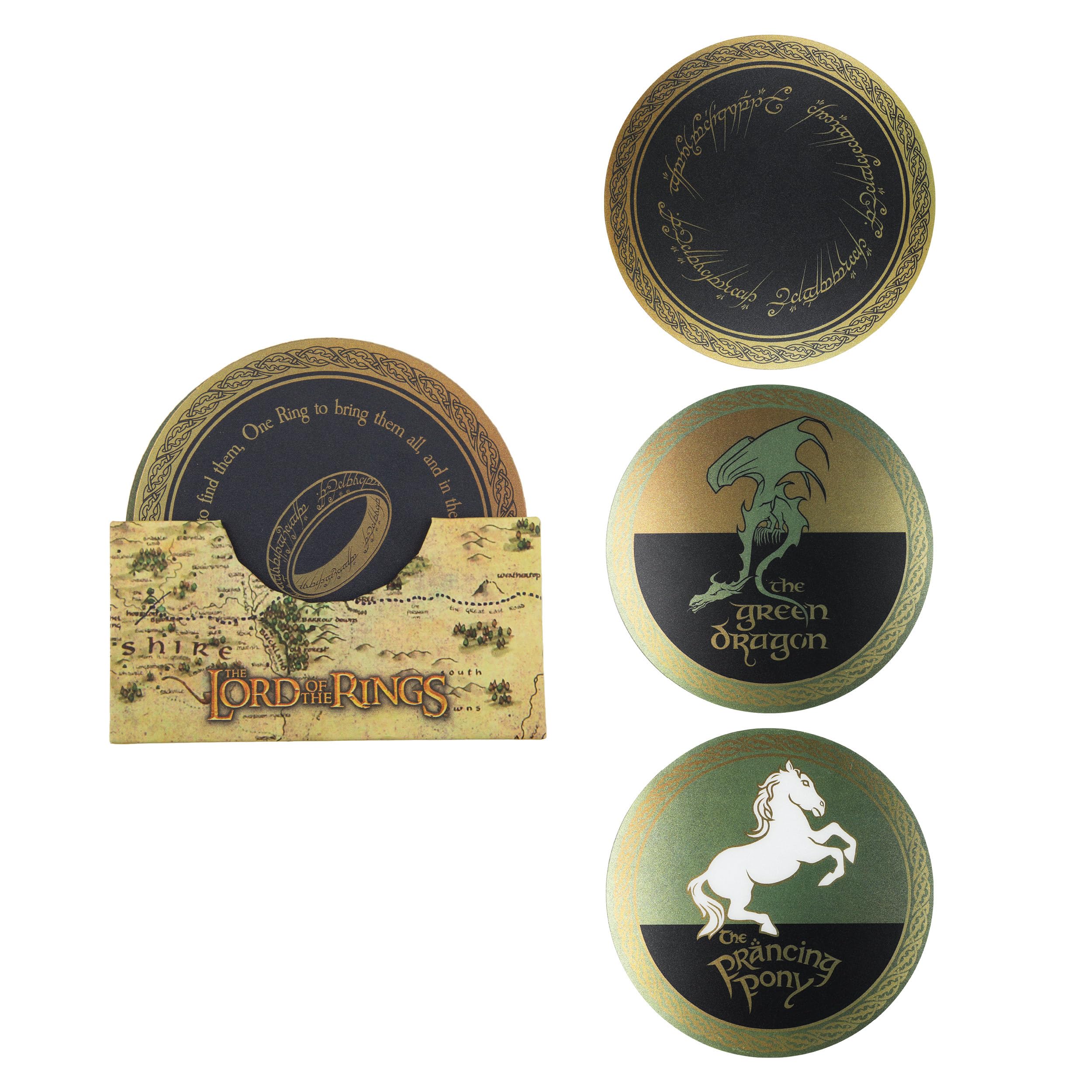 The Lord of the Rings One Ring Coasters (Pack of 4)