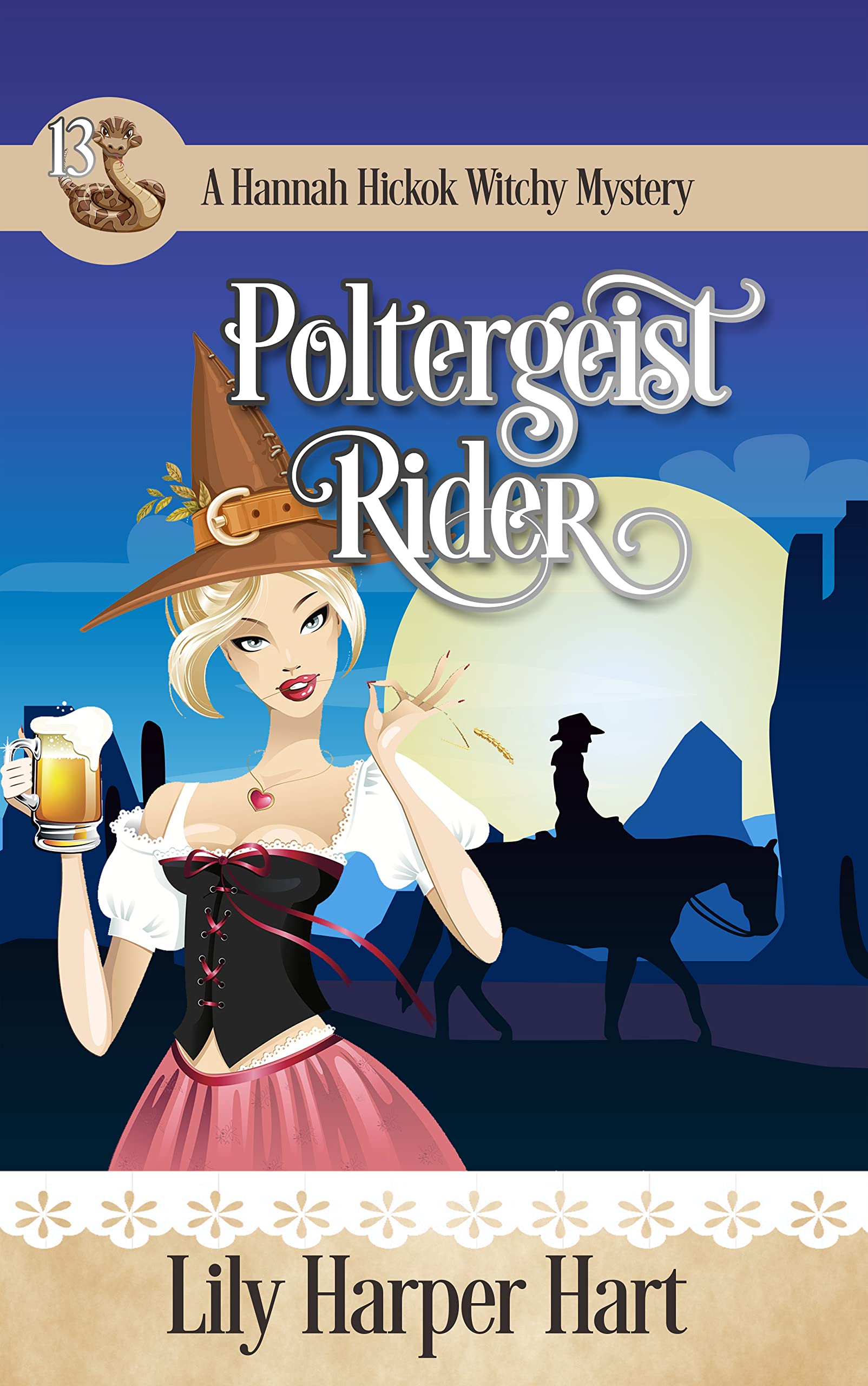 Poltergeist Rider (A Hannah Hickok Witchy Mystery Book 13)
