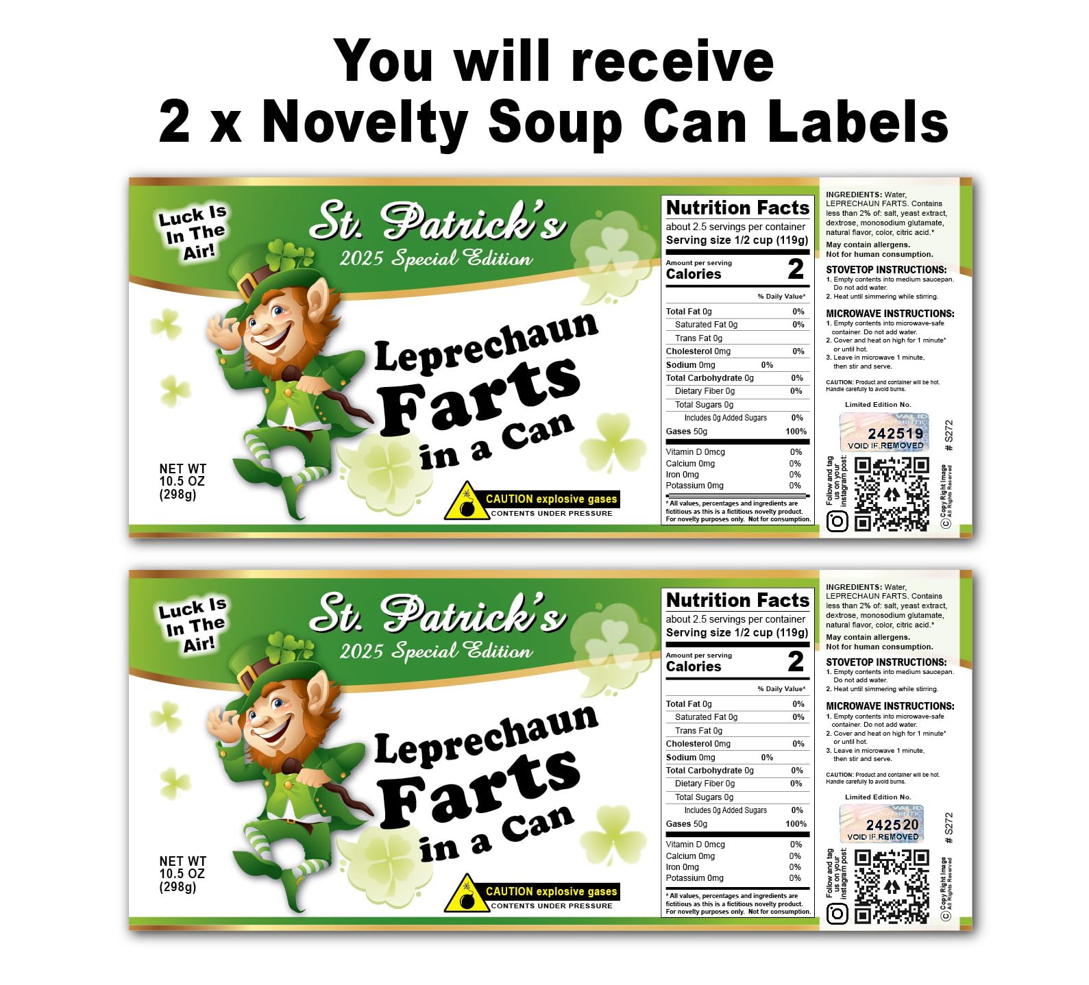 Click to get Generic 2 Pack  Leprechaun Farts St Patrick39
