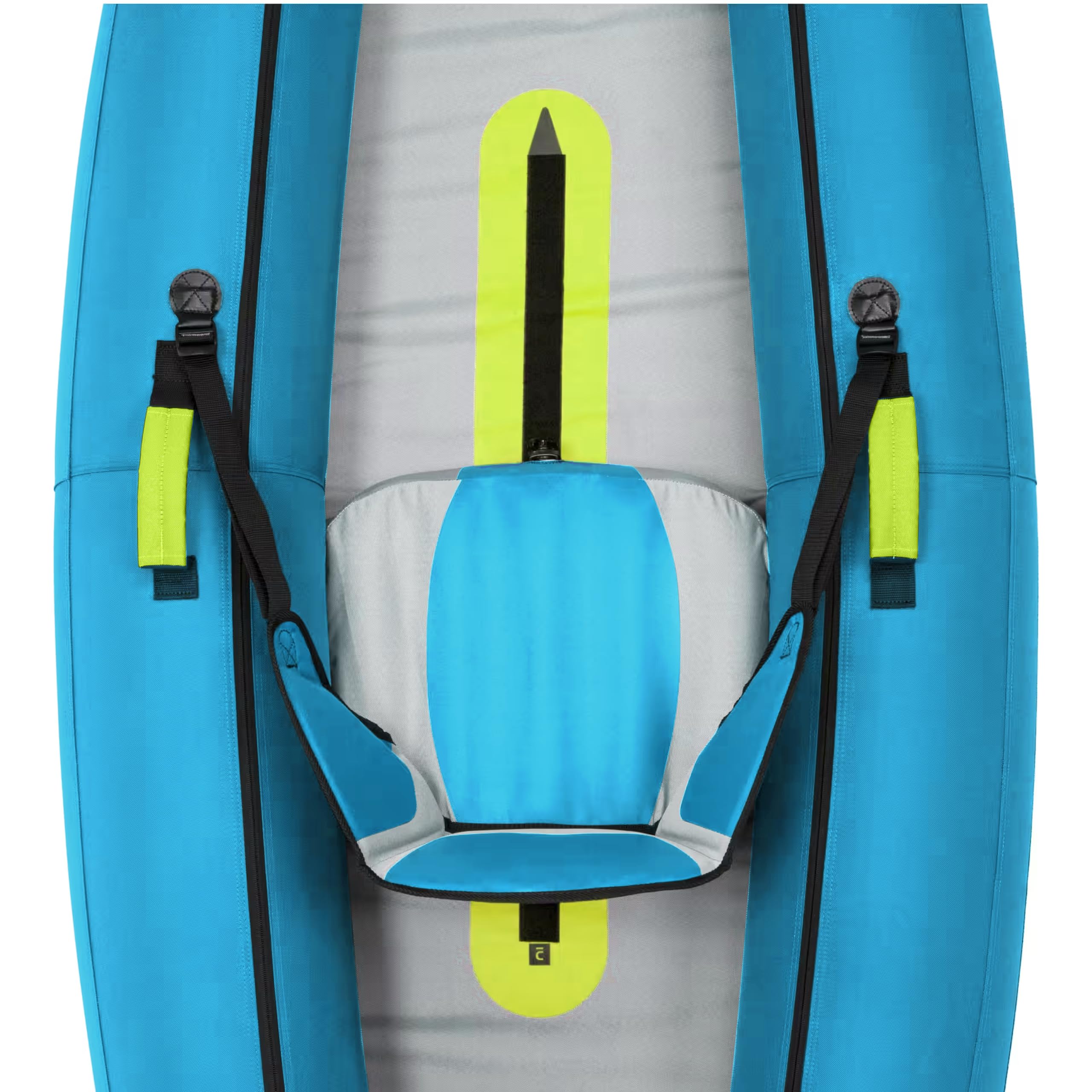 Nilox Kayak Hinchable de 2 Plazas de PVC, con 2 Remos de Aluminio, 2 Asientos, Bomba Manual y Bolsa de Transporte, Compatible con Waterscooter, Resistente 800D, Peso 14 kg, Dimensiones 340×102 cm