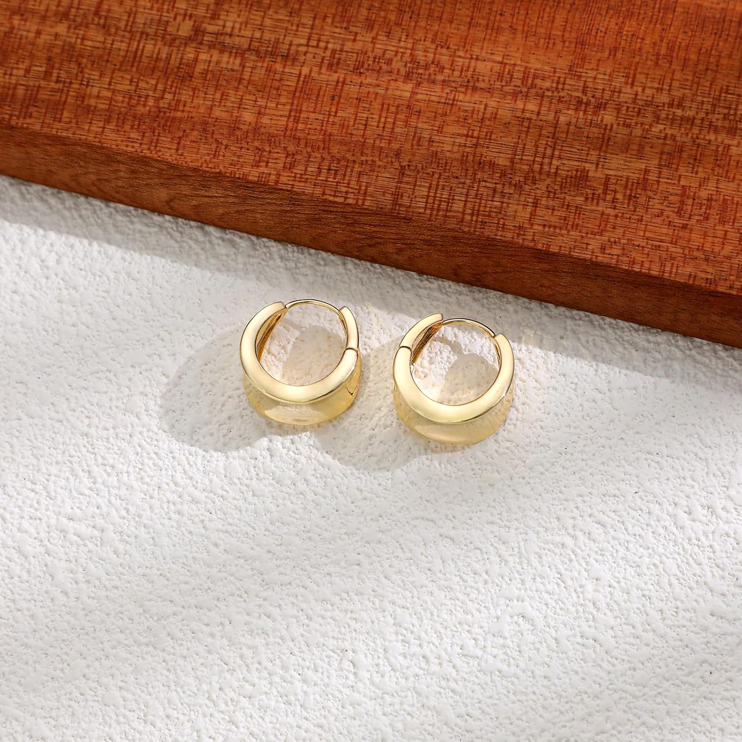 Ritach Gold Chain Earrings for Women Trendy Dainty 925 Sterling Silver Post 14k Gold Plated Chain Tassel Dangle Hoop Earrings for Gifts - Image 8