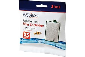 Aquarium Fish Tank Replacement Filter Cartridges Extra Small - 3 Pack