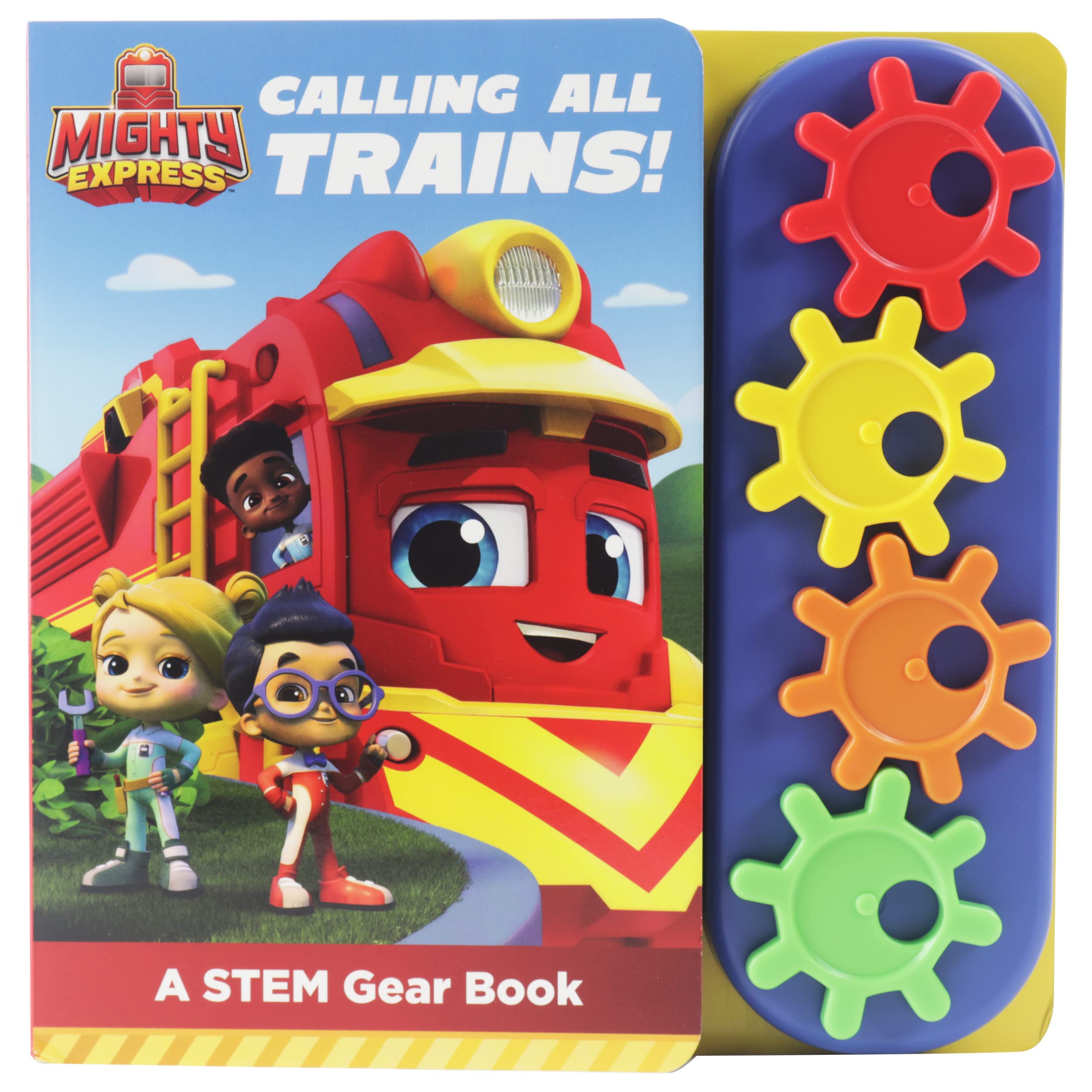 Mighty Express: Calling All Trains! a Stem Gear Sound Book