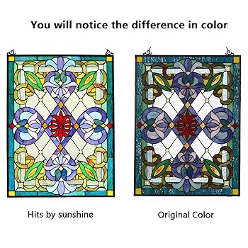 Amazon.com: Bieye W10028 Victorian Tiffany Style Stained