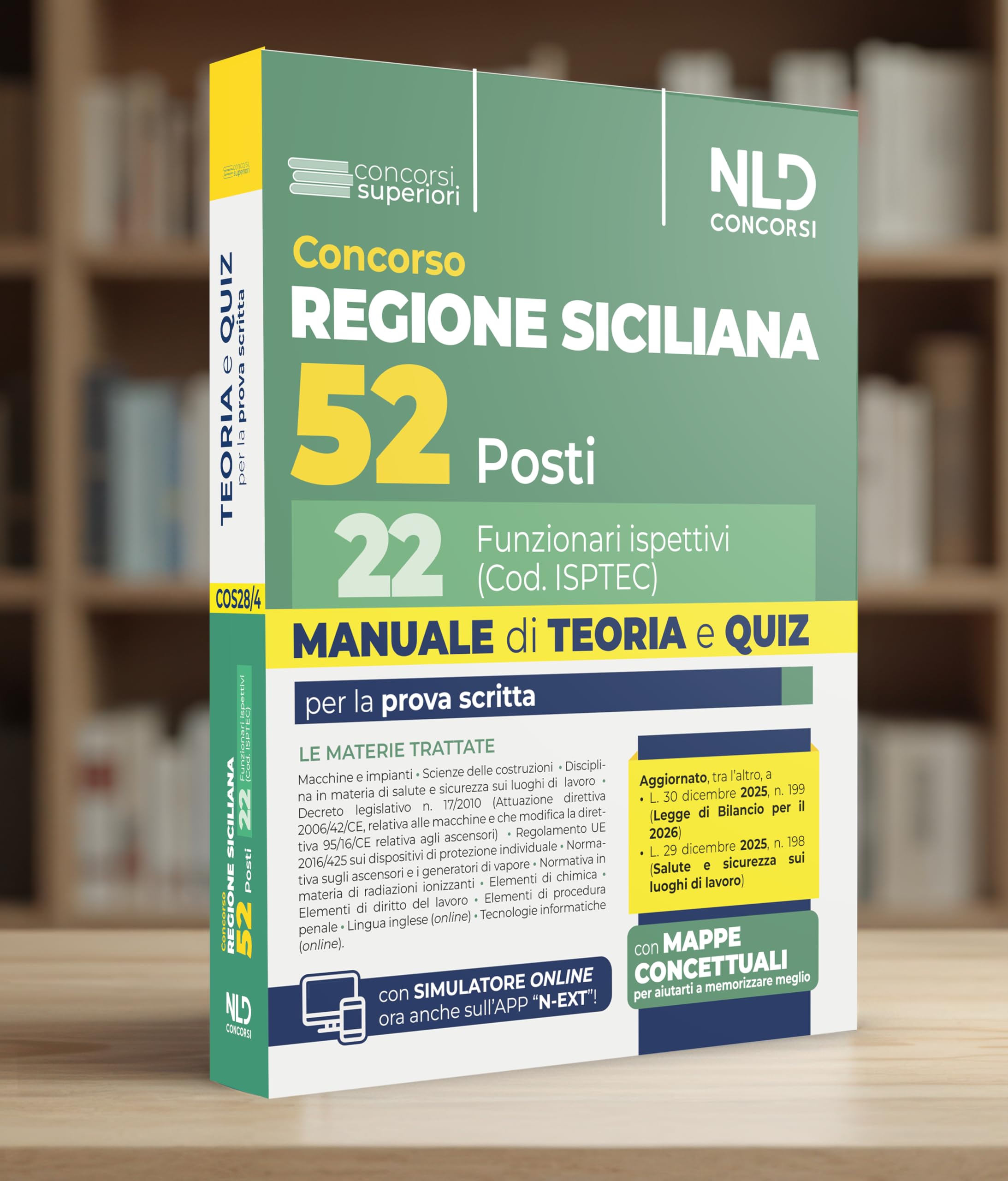 Concorso regione siciliana 52 posti. 22 funzionari ispettivi manuale di teoria e quiz per la prova scritta 2026